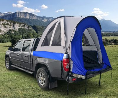 Outdoor Waterproof Double Layer Truck Bed Tent for Camping with Floor