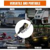 Hand Winch, 2000 lbs Pulling Capacity, Boat Trailer Winch Heavy Duty Rope Crank with 26.3 FT Polyester Strap, Manual Operated Hand Crank Winch for Trailer, Boat or ATV Towing