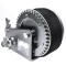 1200lbs Hand Winch Kit with 2Pcs Mount Plate, Boat Trailer Winch Heavy Duty Hook with 33ft Steel Cable Hand Crank Winch, Two Way Ratchet Boat Winch for Trailer Truck ATV Boat Marine