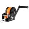 1200lbs Hand Winch Orange with 8M Strap Forward & Reverse Ratcheting Waterproof for Boat Truck