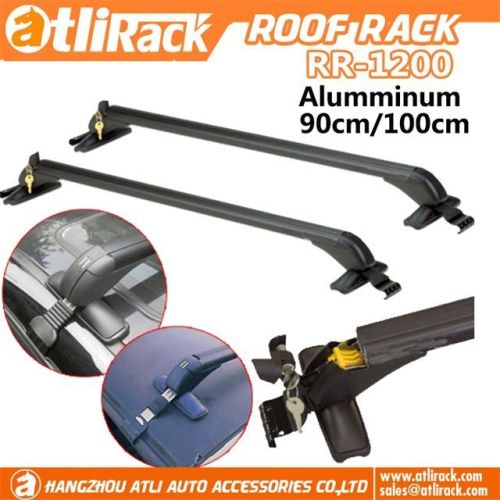 RR1200 Aluminum Universal Crossbars Roof Rack Adjustable Roof Cross Bars Fits Most Vehicles