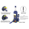 ATLIFIX 2T-50T Ton Double Ram Bottle Jack  Hydraulic Welded Bottle Jack Car Jack