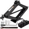 ATLI Scissor Jack for Car/SUV/MPV -Thickened Max 3.0 Ton (6614 lbs) with Portable Emergency Car Jack Kit with Wheel Wrench