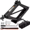 ATLI Scissor Jack for Car/SUV/MPV -Thickened Max 3.0 Ton (6614 lbs) with Portable Emergency Car Jack Kit with Wheel Wrench