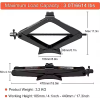 ATLI Scissor Jack for Car/SUV/MPV -Thickened Max 3.0 Ton (6614 lbs) with Portable Emergency Car Jack Kit with Wheel Wrench