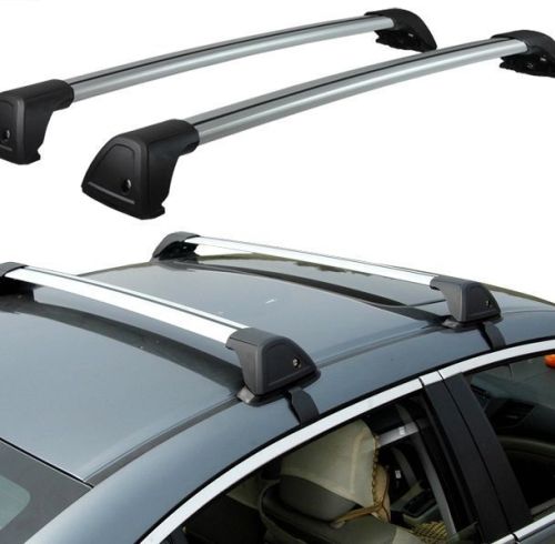 RR1280 Adjustable Lockable Luggage Rack Bars Fits Most Vehicles Without Side Rails