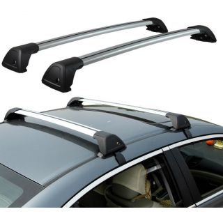 RR1280 Adjustable Lockable Luggage Rack Bars Fits Most Vehicles Without Side Rails