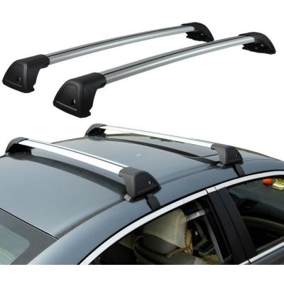 RR1280 Adjustable Lockable Luggage Rack Bars Fits Most Vehicles Without Side Rails