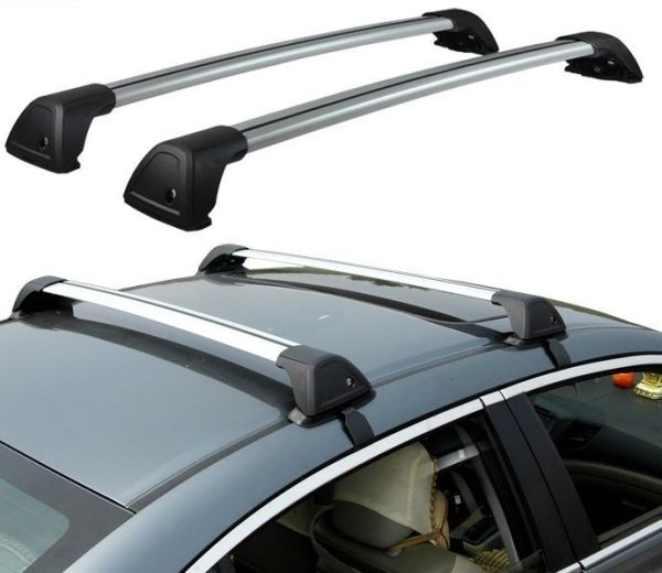 RR1280 Adjustable Lockable Luggage Rack Bars Fits Most Vehicles Without Side Rails