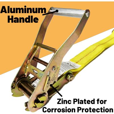 Flat Hook Ratchet Straps,4 Pack Heavy Duty Tie Down Straps 2