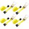 Flat Hook Ratchet Straps,4 Pack Heavy Duty Tie Down Straps 2