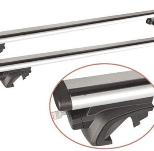 RR1225 Aluminum Roof Rack Cross Bars Cargo Luggage Carrier For Raised Rails