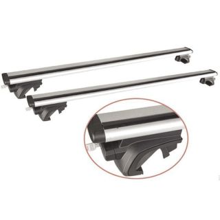 RR1225 Aluminum Roof Rack Cross Bars Cargo Luggage Carrier For Raised Rails