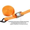 Tie Down Straps Lashing Straps Cargo Tie Down Strap 1" x20' Ratchet Tie Down Straps Coated S-Hooks 1000lbs Capacity Securing Straps (Pack of 2)