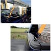 Tie Down Straps Lashing Straps Cargo Tie Down Strap 1" x20' Ratchet Tie Down Straps Coated S-Hooks 1000lbs Capacity Securing Straps (Pack of 2)