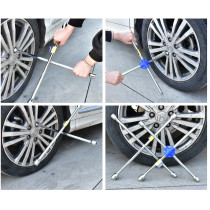 ATLIFIX WX19 good quality car repairing wrench,40CrV Cross Rim Wrench Satin Finished, Automobile Car Tire Changing Repair Tool Kit