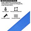 Heavy Duty Ratchet Straps 4 Pack, 2 IN x 30 FT Tie Down Straps Ratchet, 11,023 LBS Break Strength, Cargo Straps Ratcheting with J Hook, Long Tie Downs Ratchet Straps for Truck Trailer RV,Blue