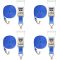Heavy Duty Ratchet Straps 4 Pack, 2 IN x 30 FT Tie Down Straps Ratchet, 11,023 LBS Break Strength, Cargo Straps Ratcheting with J Hook, Long Tie Downs Ratchet Straps for Truck Trailer RV,Blue