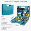 ATLI ATEK-3045 Roadside Emergency Car Kit with Jumper Cables, Auto Vehicle Safety Road Side Assistance Kits,with Car Repair Tool Set