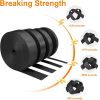 Heavy Duty Nylon Webbing Strap 12 Yards, Heavyweight Nylon Straps, Flat Webbing Strapping for Outdoor DIY Gear Repair