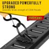 ATlI 10pcs Steel E-Track O Ring Tie-Down Anchors, Secure Cargo in Enclosed/Flatbed Trailers, Trucks, Load Limit of 1500lb