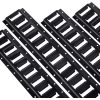 2' E Track Rail Tie Down Kit Heavy Duty 4 Pack Etrack Rails System Power Coated Steel E Track Bar Rails for Securing Cargo Garages Trailers, Vans with 6,000 lbs Breaking Strength