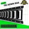 2' E Track Rail Tie Down Kit Heavy Duty 4 Pack Etrack Rails System Power Coated Steel E Track Bar Rails for Securing Cargo Garages Trailers, Vans with 6,000 lbs Breaking Strength