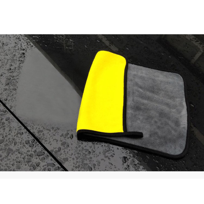ATLI ATCN-7001 Car wash towel thickened absorbent double sided coral velvet wipe car towel microfiber car cleaning  cloth