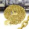 ATLI G80 Transport Binder Chain 1/2 Inch x 10 Foot | Tow Chain with Clevis Grab Hooks | 12,000 lbs Safe Working Load | Heavy Duty Chain for Transporting Towing