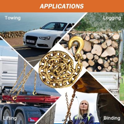 2Pcs 4900 lbs WLL G80 5/16