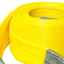 Tow Strap with Reinforced Eyes - Heavy Duty - 6 Inch x 30 Foot - 15,000 Pound Towing Capacity