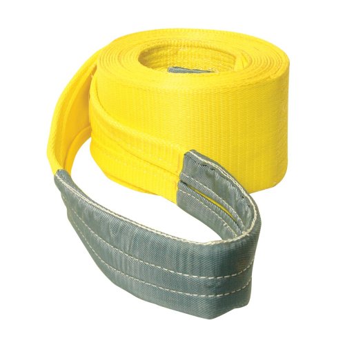 Tow Strap with Reinforced Eyes - Heavy Duty - 6 Inch x 30 Foot - 15,000 Pound Towing Capacity