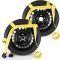 Tow Dolly Straps, Car Dolly Basket Strap, 2 Wheel Dolly Straps with Flat Hook - Car Dolly Tire Straps Fit 15