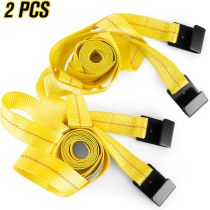 Tow Dolly Straps, Car Dolly Basket Strap, 2 Wheel Dolly Straps with Flat Hook - Car Dolly Tire Straps Fit 15