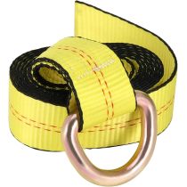 6 Pack 2 Inch x 8.2 Ft Lasso Strap with D Ring Auto Tie Down for Wheel Lift, Wrecker, Rollback, Tow Truck