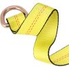 6 Pack 2 Inch x 8.2 Ft Lasso Strap with D Ring Auto Tie Down for Wheel Lift, Wrecker, Rollback, Tow Truck