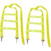 Tow Dolly Basket Strap with Twisted Snap Hooks for Small to Medium Size Tires 2 inch Webbing 12,000 lbs Breaking Strength Tire Bonnet&Tire Net Fits Most 14-17" Tires