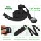 Ratchet Tie Down Straps 4 Pack, 5M x 25mm Heavy Duty Lashing Straps Adjustable Cam Buckle Tensioning Belts Ratchet Straps for Motorcycle, Cargo, Trucks, Trailer, Luggage
