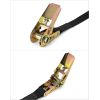 2 Piece Ratchet Tie Down Straps, Heavy Duty Tensioning Straps, 6M x 25mm, for Motorcycle, Car, Trailer, Home