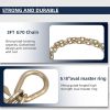 5/16" G70 V-Chain Bridle w/RTJ Cluster Hooks & Grab Hooks, 3' Legs Tow Chain, Grade 70 Standard Length, 4700 Pound Safe Working Load, Transport Tie Down Binder Chain Yellow Zinc Plated