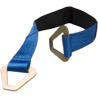 Big-Autoparts 2" X 24" Axle Straps HD Blue Tie Down f Race Car Hauler Tow Truck 4x4 Off Road Pack of 4-- 10,000 Lbs Break Strength--- 3,335 Lb Working Load