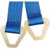 Big-Autoparts 2" X 24" Axle Straps HD Blue Tie Down f Race Car Hauler Tow Truck 4x4 Off Road Pack of 4-- 10,000 Lbs Break Strength--- 3,335 Lb Working Load