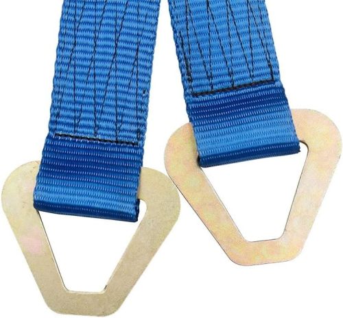 Big-Autoparts 2" X 24" Axle Straps HD Blue Tie Down f Race Car Hauler Tow Truck 4x4 Off Road Pack of 4-- 10,000 Lbs Break Strength--- 3,335 Lb Working Load