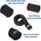 Ratchet Tie Down Straps 4 PCS 3m*25mm Load Capacity 350lbs, Quick-adjust Heavy Duty Lashing Strap Tensioning Belts for Securing Goods or Luggage on Trucks,Kayaks,Motorbikes (4PCS,3m*25mm)
