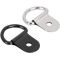 20pcs D Shape Tie Down Rings Tow Hook for Car Truck Trailer Cargo RV Boats Tie Down Anchors Lashing Rings Silver Tone Black