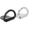 20pcs D Shape Tie Down Rings Tow Hook for Car Truck Trailer Cargo RV Boats Tie Down Anchors Lashing Rings Silver Tone Black