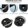 6 Pcs D-Ring Tie Downs Small D-Rings Anchor Lashing Ring Cargo Net Tie Down Hooks for Loads on Case Truck Trailers RV SUV Boats Camper Van with Screws