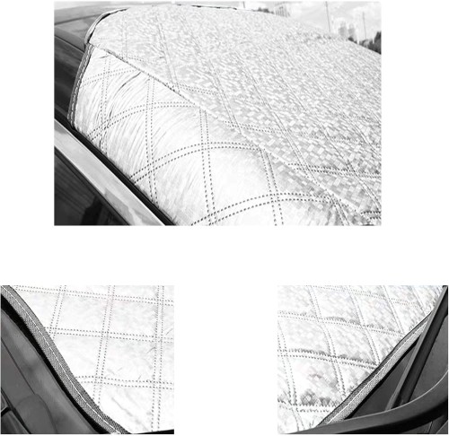 Aluminized film Car Windscreen snow Cover Ice Frost UV Protective Front Window for Most Vehicles All Weather