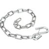 Trailer Safety Chain, Heavy Duty 3500lbs Safety Chains with Double Spring Clip S Hooks Towing Wire Ropes for Trailer RV