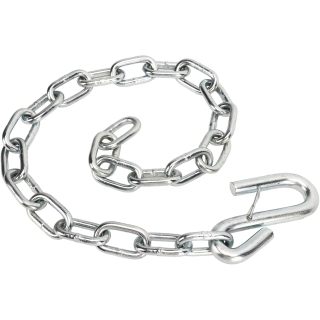Trailer Safety Chain, Heavy Duty 3500lbs Safety Chains with Double Spring Clip S Hooks Towing Wire Ropes for Trailer RV